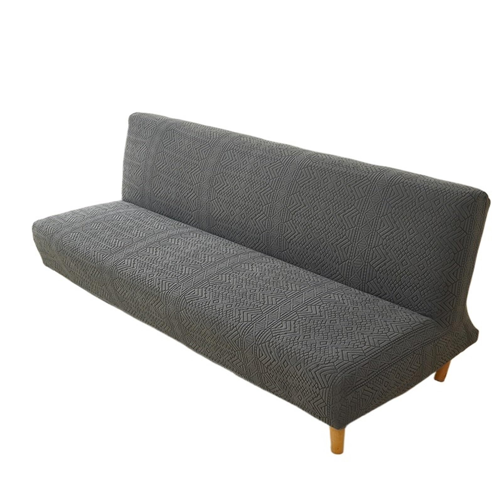 Housse de canapé-lit extensible en jacquard anti-éclaboussures pour futon