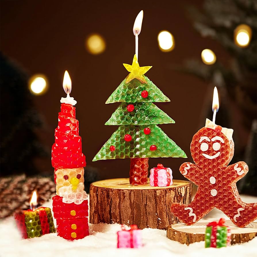 GBACHOOSE Bienenwachsplatten Set - 24 Stück In 12 Farben Für DIY Kerzen