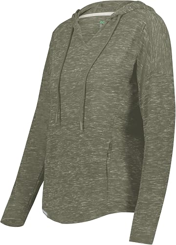 Holloway Ladies Monterey Hoodie Olive Heather 2XL