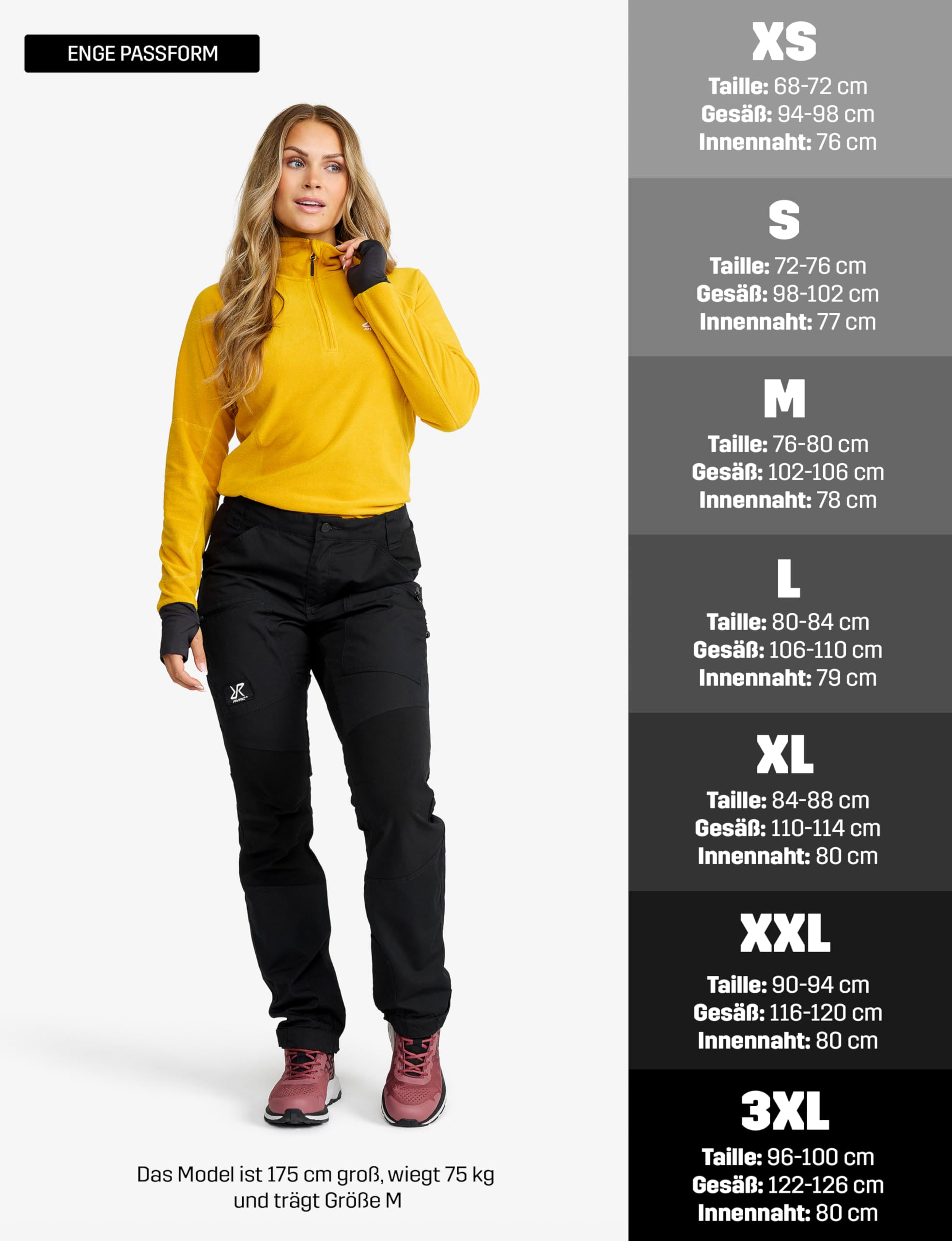 RevolutionRace Damen Nordwand Pro Pants, Hose zum Wandern und für viele Outdoor-Aktivitäten