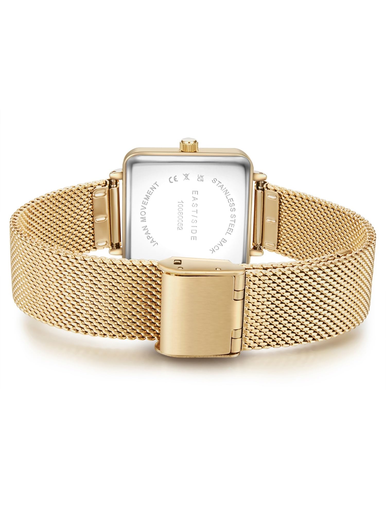 Eastside Damen Uhr Metall-Legierung gelbgold Quarzwerk