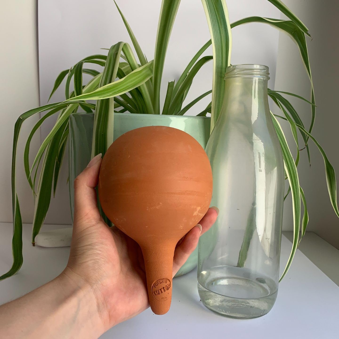 Coffret Cadeau 3 Ollas à Planter en Terre Cuite – Arrosage Autonome Écologique pour Plantes en Pot – Idée Cadeau Jardinage Originale - Fabrication française