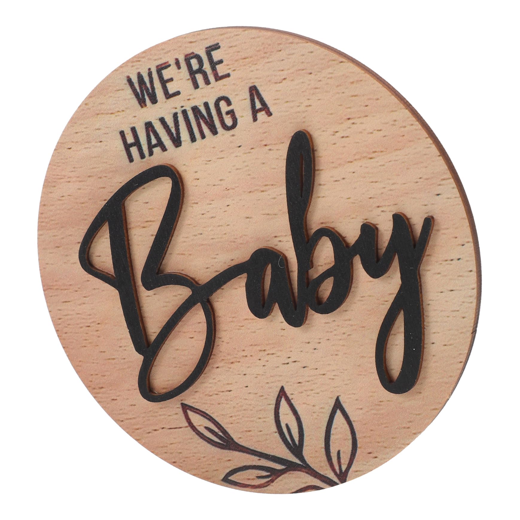BESTonZON Wood Sign Newborn Announcement Name Sign Present for New Parents