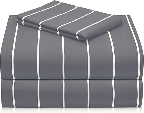 LuxClub - Juego de sábanas para niños y niñas, 4 piezas, esquinas tipo bolsillos profundos 18 in, sedosas, ecológicas, antiarrugas, bajeras aptas