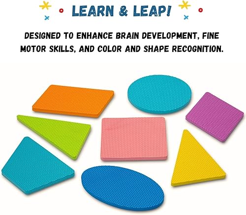 Vista 75 de ToyVelt - Tapete infantil de espuma, alfombra de juego entrelazado con colores, alfabeto, ABC; rompecabezas grande de azulejos educativos de espuma