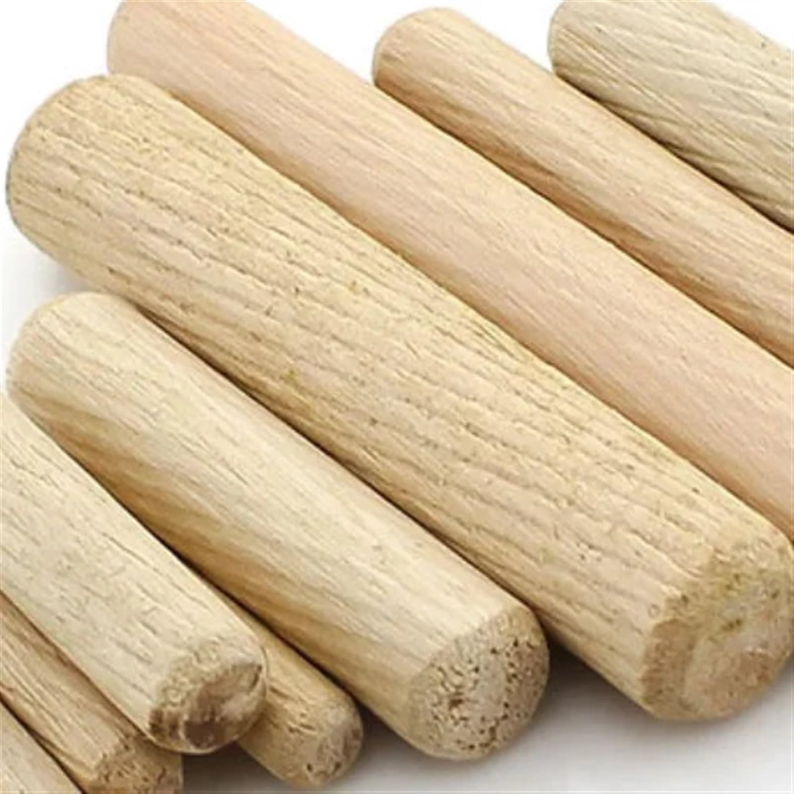 Holzdübel, M6/M8*L Mm Schrank Schublade Runde Geriffelte Holz Handwerk Dübel Stifte Stange Set Möbel Fitting500/1000 stücke(M6x40mm 1000pcs)