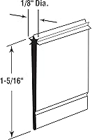 Vista 2 de Slide-Co 194237 Shower Door Bottom Sweep, Star Insert shape, 1-5/16 In. wide, 36 In. (Single Pack)