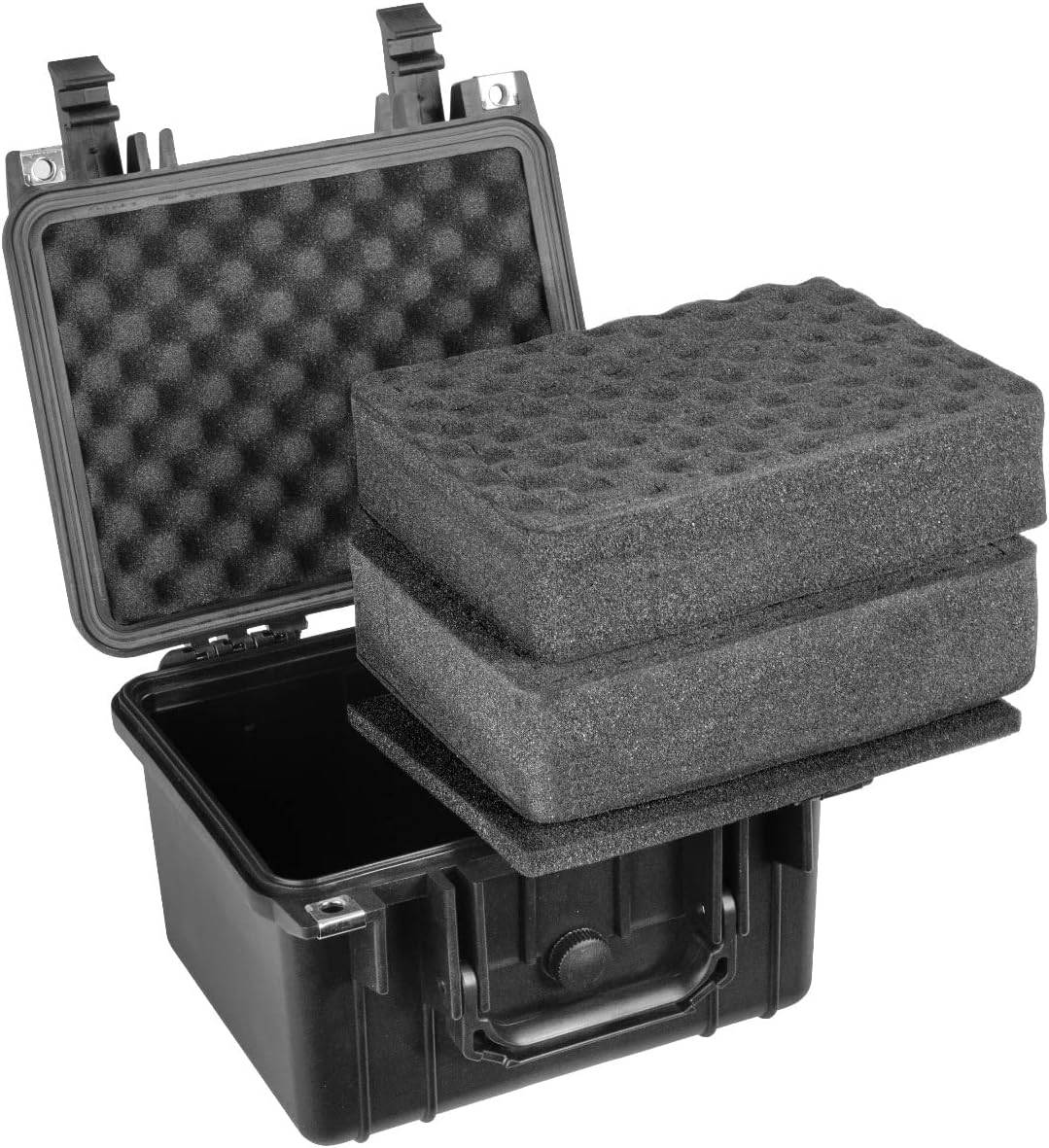 Eylar Small 10.62" Deep Hard Gun Case Waterproof with Foam TSA Standards