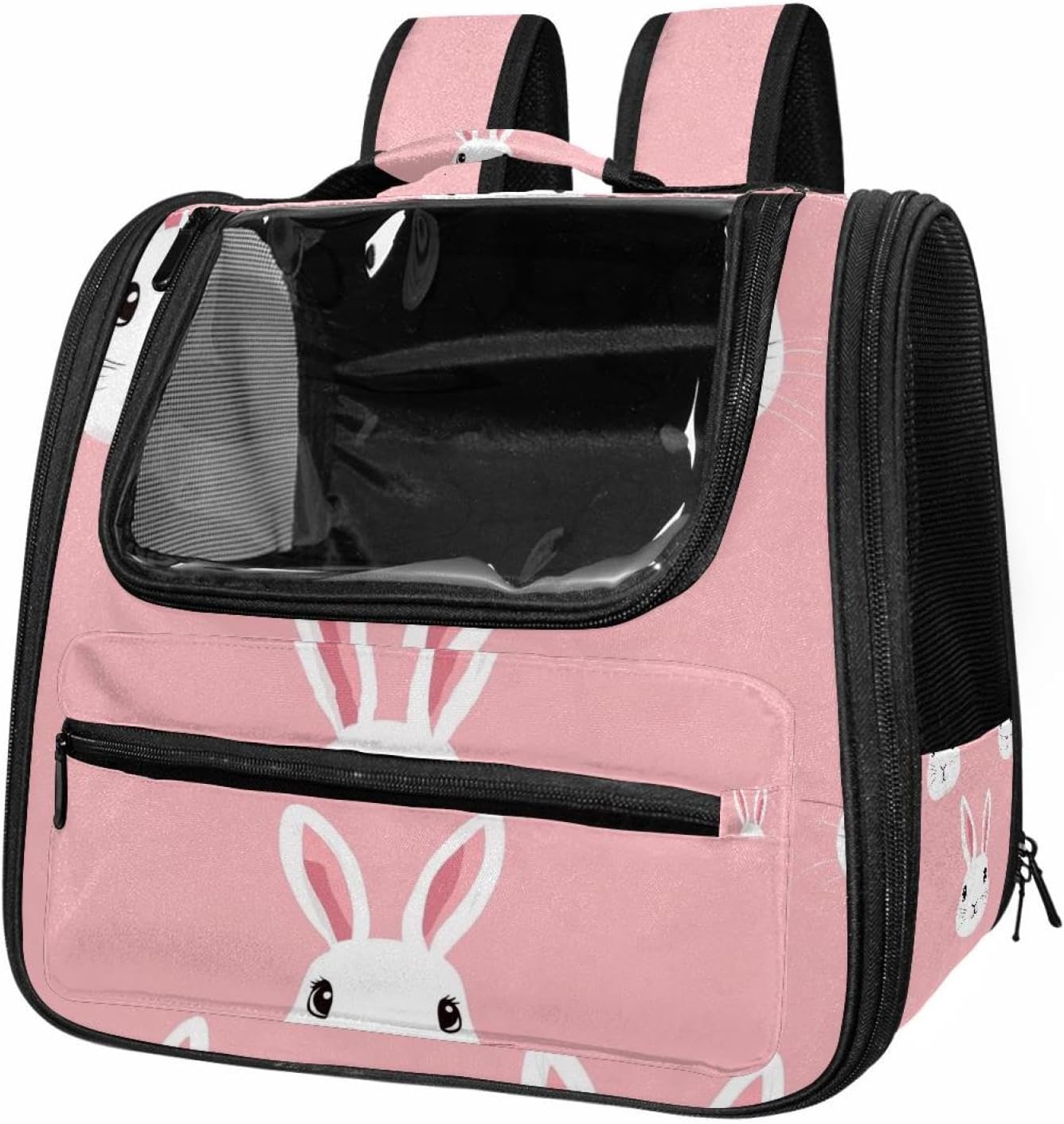 Portable Travel pet Backpack Carrier Hamster Bag Small Dog cat Carrier Breathable Hang Bag, Farm Animals (3)