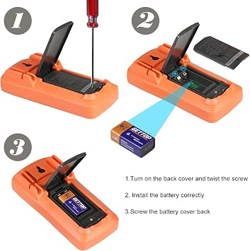 Digital Multimeter,Thsinde Auto-Ranging Digital Multimeter with Alligator Clips, AC Voltage Tester,Voltage Alert, Amp/Ohm/Volt Multi Tester/Diode and Continuity Test HZ with Backlight LCD Display