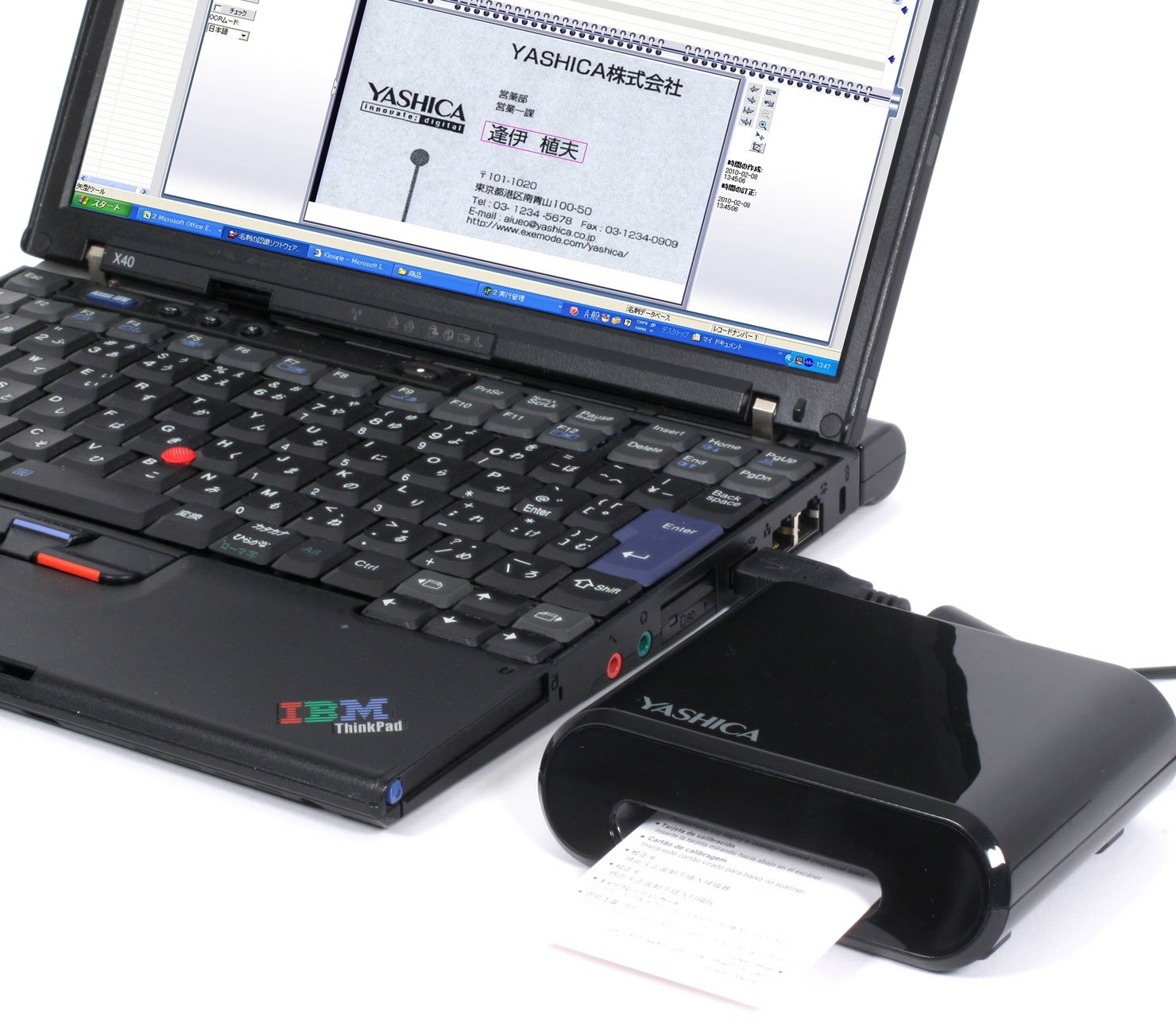 Amazon | YASHICA USB名刺スキャナー S80 | ヤシカ | 名刺スキャナ 通販
