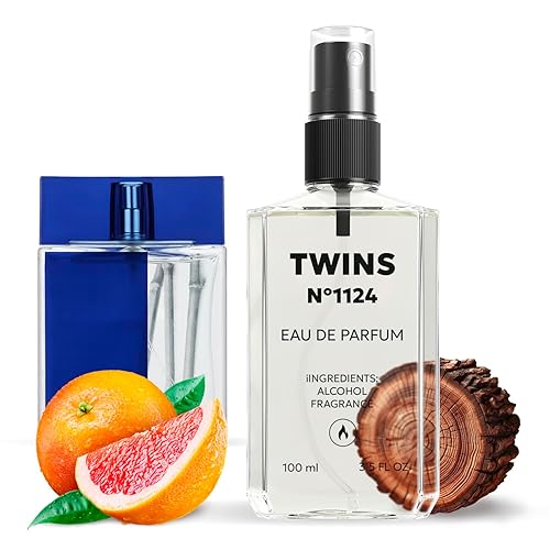 TWINS Impression of In Blue  Perfume para hombre Eau de Parfum  No.1124  3.4 fl oz  3.4 fl oz
