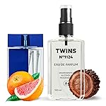 TWINS Impression of In Blue | Perfume for Men Eau de Parfum | No.1124 | 3.4 Fl Oz / 100 ml