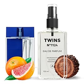 TWINS Impression of In Blue | Perfume for Men Eau de Parfum | No.1124 | 3.4 Fl Oz / 100 ml