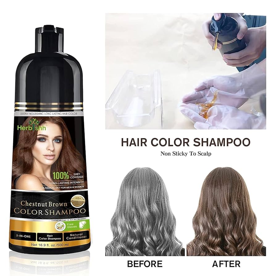 Amazon.com : Herbishh Ultimate Chestnut Brown Hair Color Kit