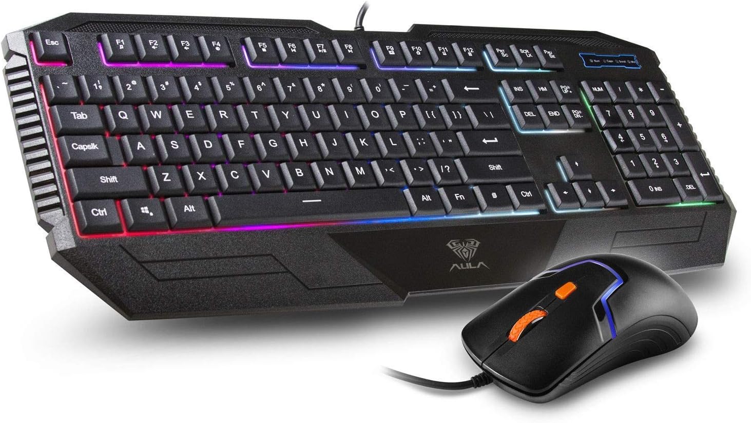 Bіg Sаlе Beastron PC Gaming Keyboard Mouse Combo,RGB Gaming 104 Keys Wired USB Computer Keyboard for Windows Computer Gamers