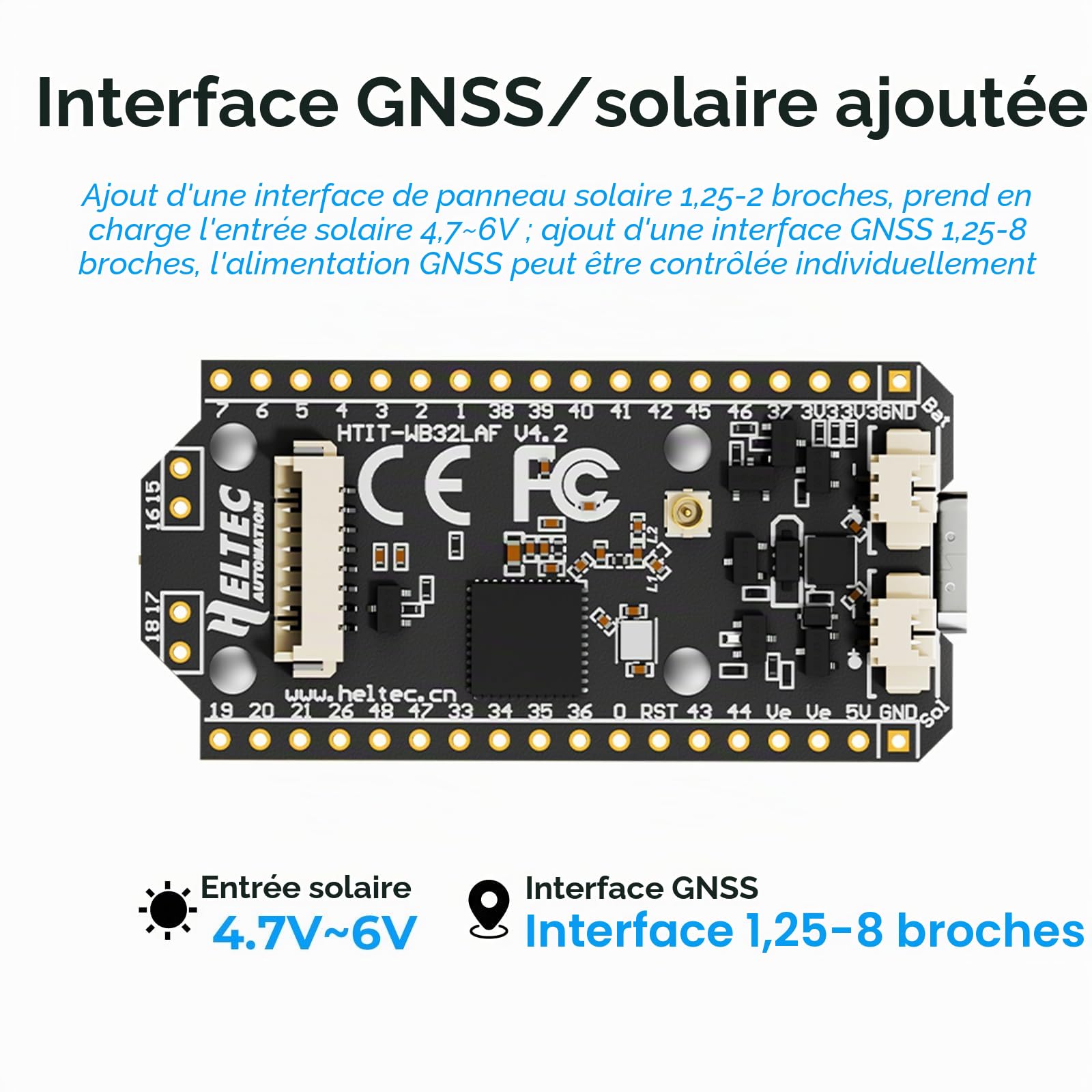 Lot de 2 cartes de développement ESP32 LoRa V4 pré-soudées avec batterie de 3000 mAh, Wi-Fi intégré Bluetooth SX1262 868 MHz LoRa, écran OLED de 0,96", interface USB-C pour Meshtastic