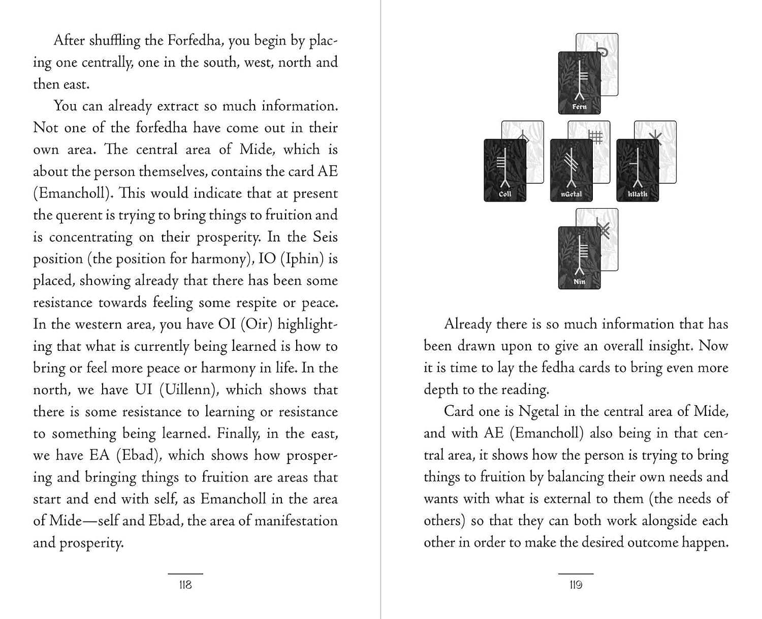 Ogham: Divining in the Celtic Way (25-Card Deck and 192-Page Guidebook)