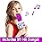 Move2Play, Kids Karaoke Microphone | Includes Bluetooth & Pre-Loaded Songs | Birthday Girls Present for All Ages, 2, 3, 4, 5+ Year Old Girls, Boys & Toddlers (Purple)