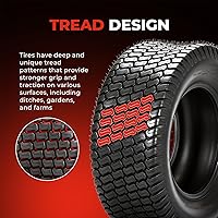 Vista 7 de 2 piezas de neumáticos nuevos de 4 capas 24x12.00-12 para cortacésped MOTOOS 24x12x12