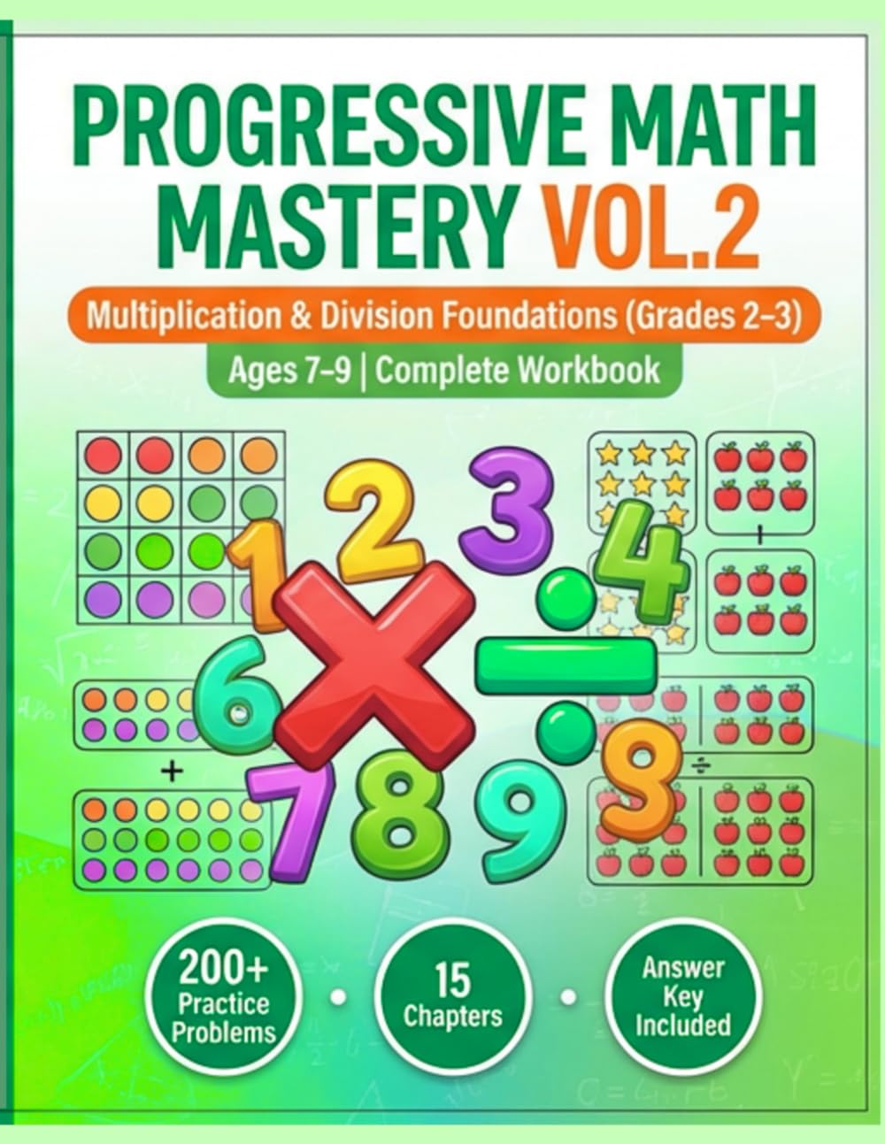 PROGRESSIVE MATH MASTERY VOL.2: Multiplication & Division Foundations (Progressive Math Mastery is a 5-volume educational series)