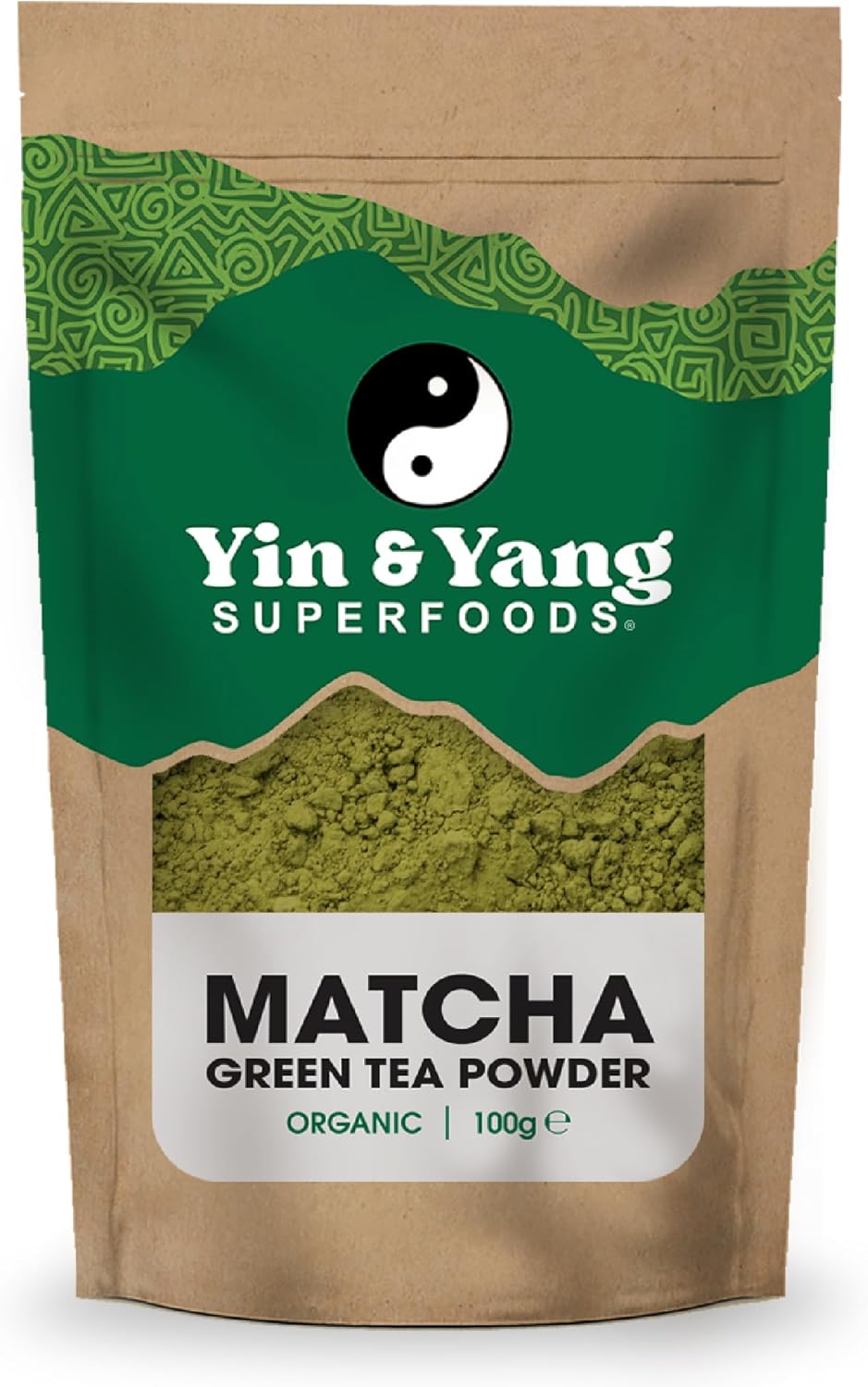 Organic Matcha Powder – 100g (33 Servings), by Yin & Yang Superfoods – Culinary Grade, Premium Quality, Natural Source of Energy, High in Antioxidants, Pesticide-Free, Vegan