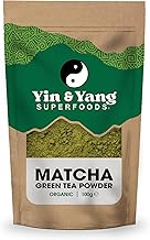 Organic Matcha Powder - 100g (33 Servings), by Yin & Yang Superfoods - Culinary Grade, Premium Quality, Natural Source of Energy, High in Antioxidants, Pesticide-Free, Vegan