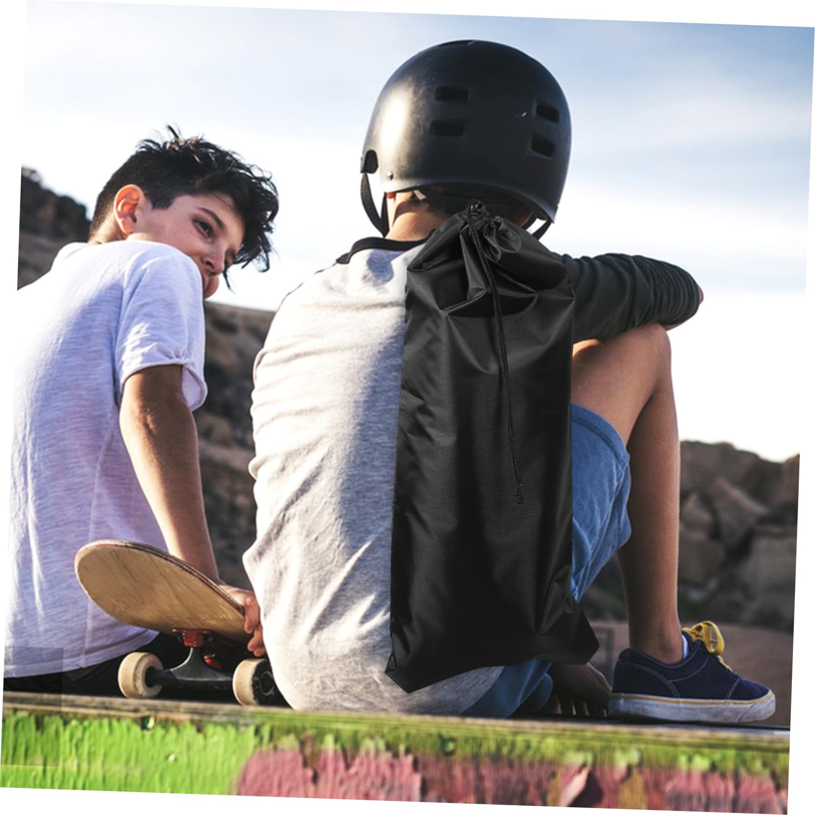 Totority Portable Skateboard Bag Carry Sling Straps Compact Easy to Carry for Outdoor Sports Enthusiasts