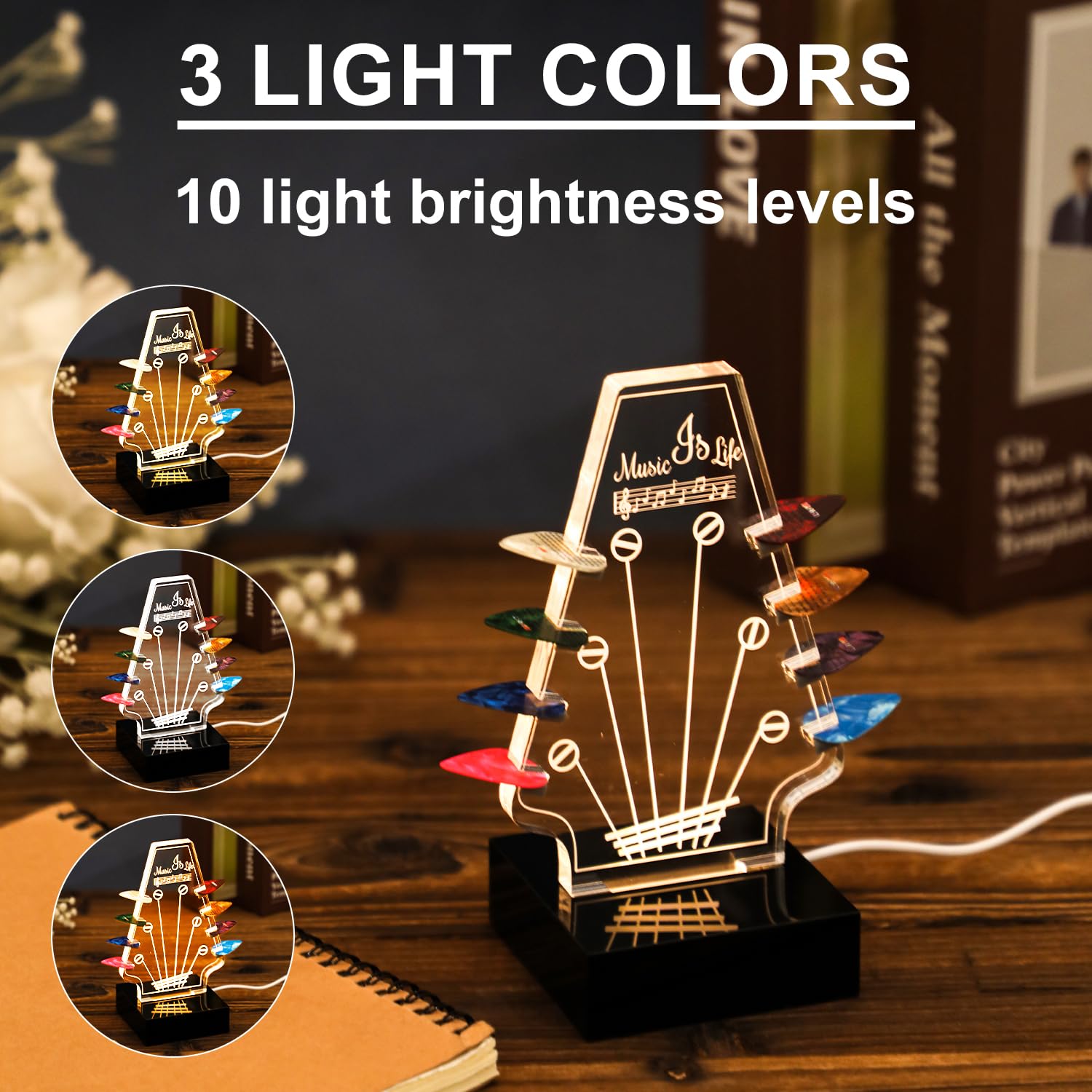 Light up Guitar Pick Holder - Image 3