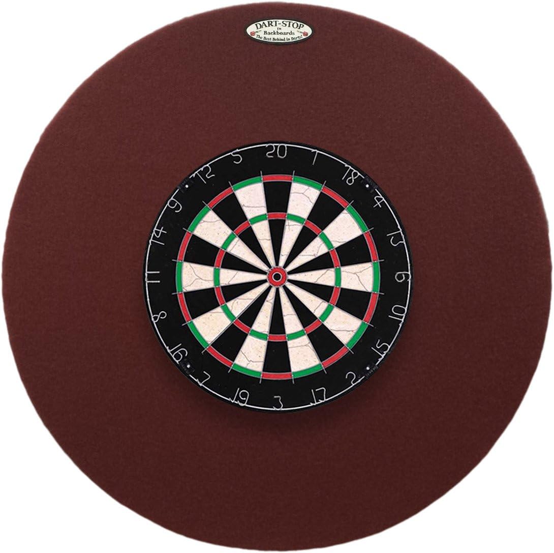 Dart-Stop 36 inch Round Burgundy Pro Dart Board Back Board | Wall Protector | Dartboard Surround : Sports & Outdoors