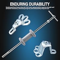 Vista 4 de 8MILELAKE 9 Way Slide Hammer Puller Axle Front Rear Wheel Bearing Dent Hub Gear Puller Remover Set