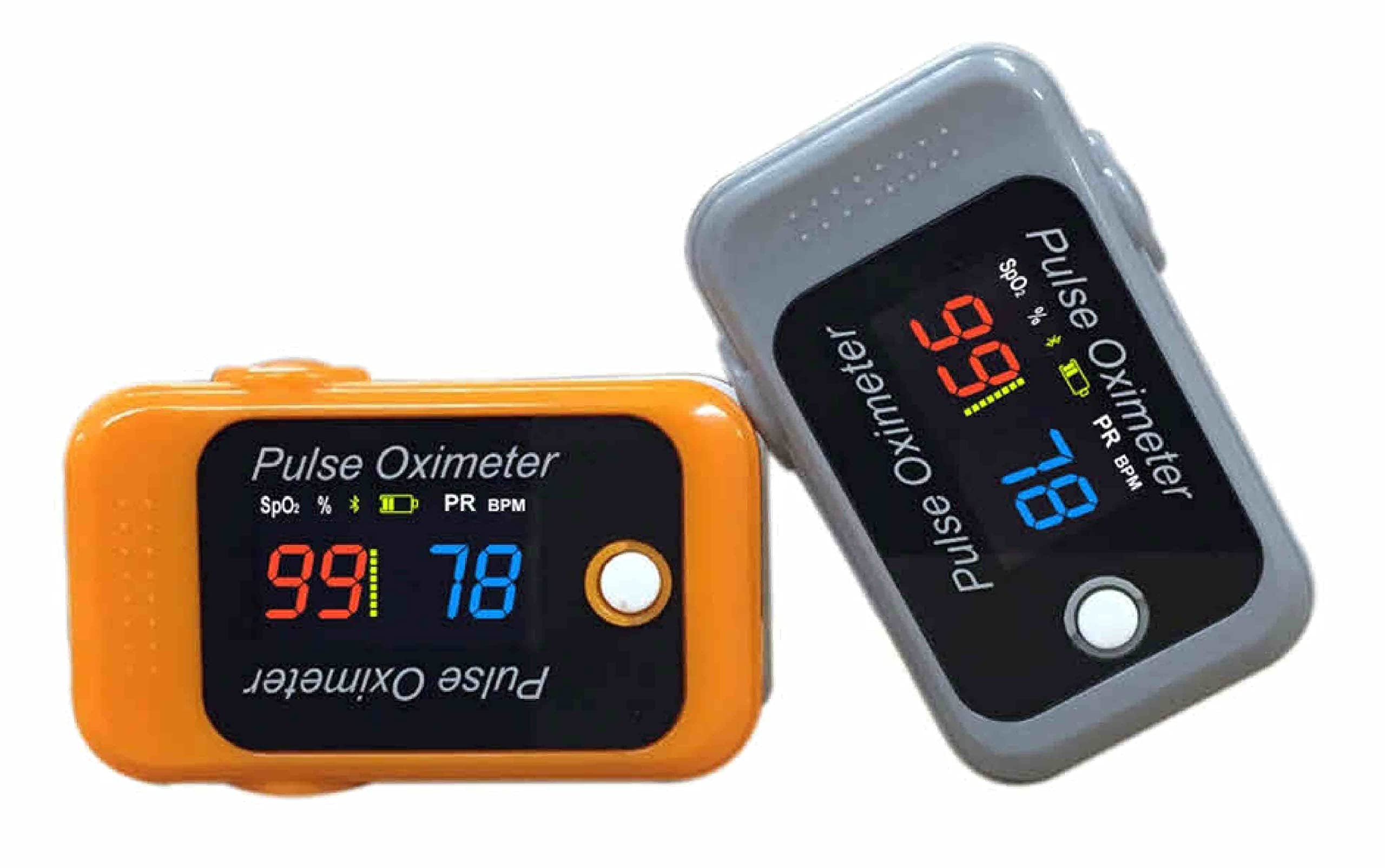 Fingertip Pulse Oximeter, Heart Rate Monitor, Digital Blood Oxygen Saturation Monitor
