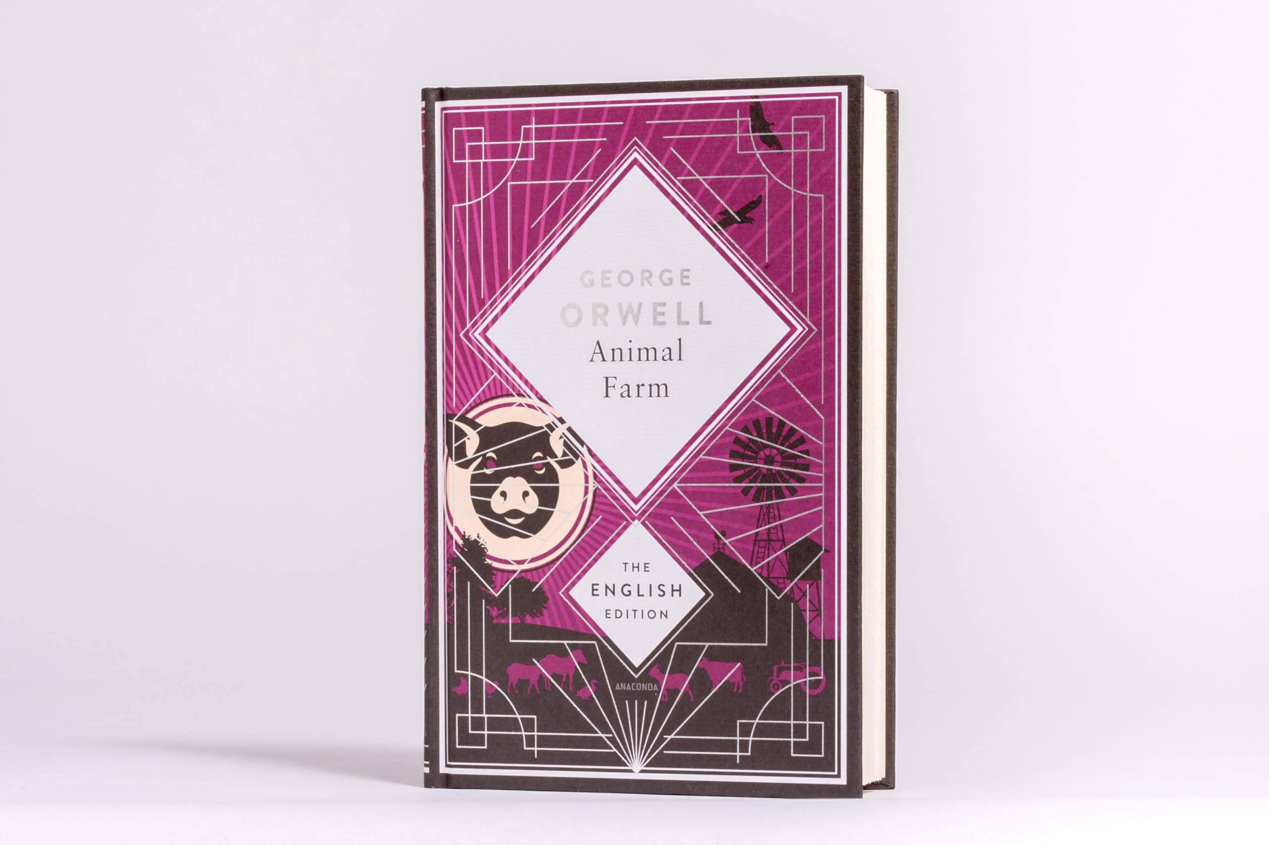 Animal Farm by George Orwell: Special Edition Hardcover Embossed with Silver Foil