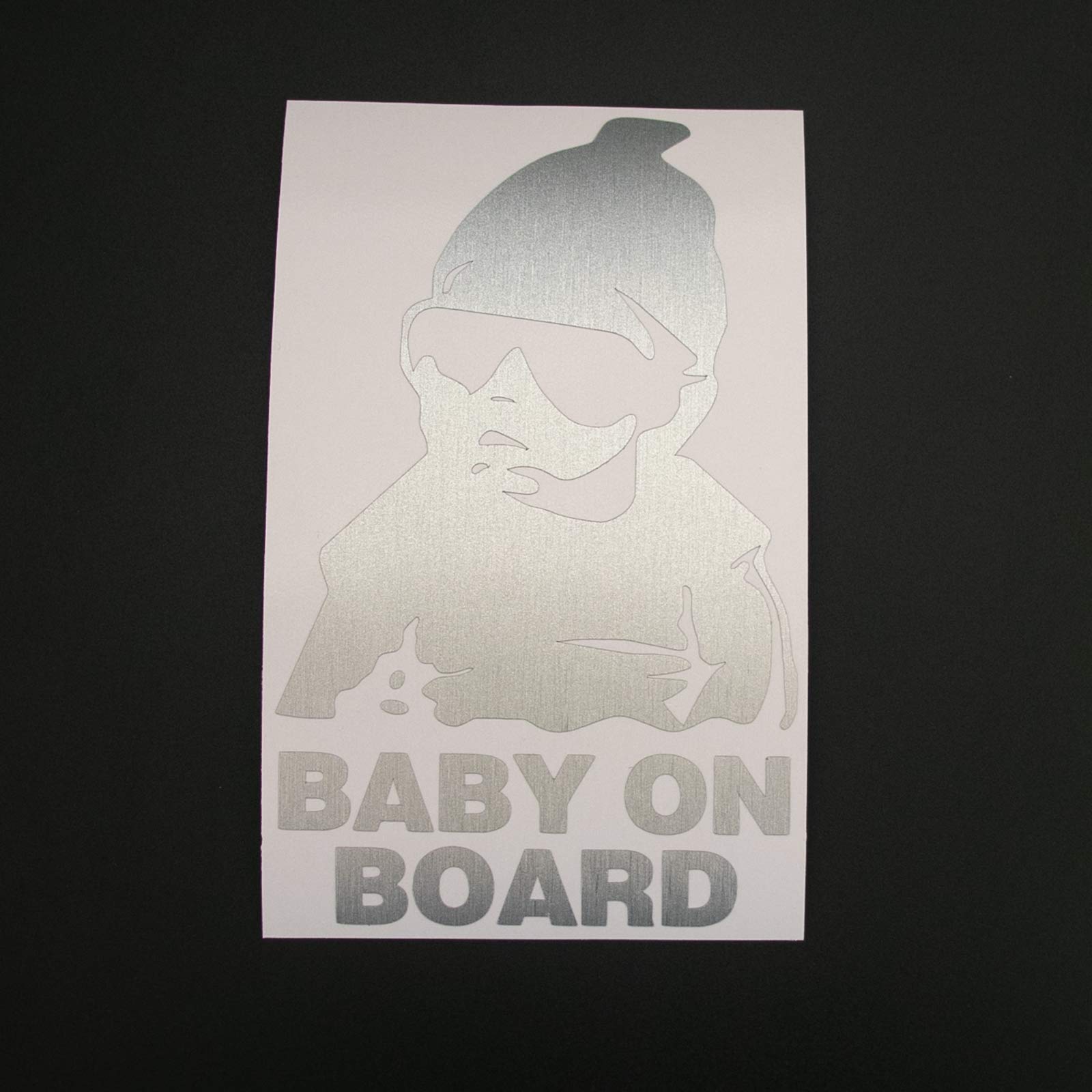 "Baby On Board" Car Window Stickers - 2 Pack, Removable Decal For Safety (Pink) - Funny Carlos From Hangover Design - View #11
