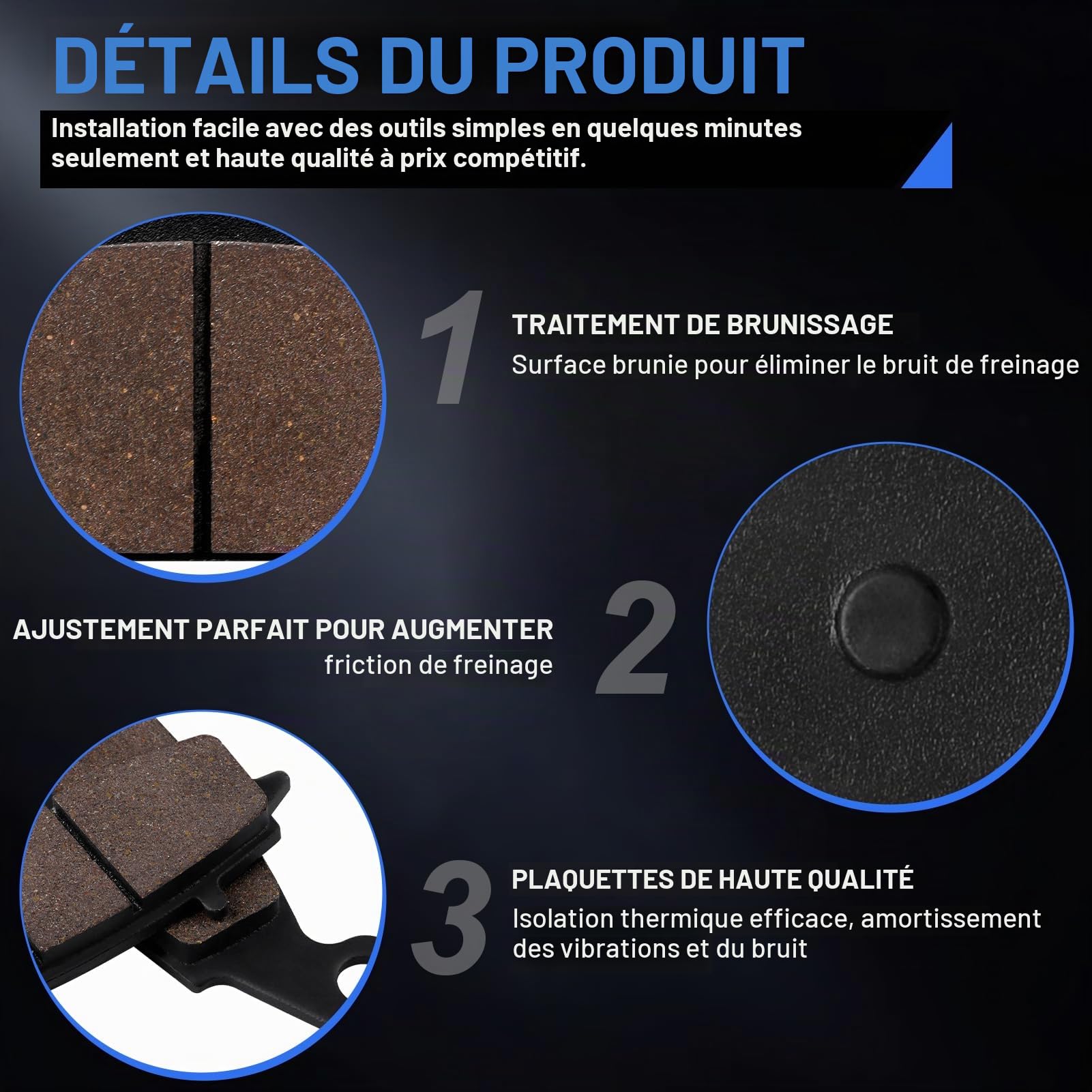 Plaquettes de Frein Avant et Arrière pour Suzuki SV 400 2000-2002 GSF600 S Bandit 2000-2003 Y K Naked Bandit 2000-2004 S K Faired Bandit 2000 2001 2002 2003 2004
