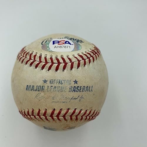 Miniatura 3 de Mark Mcgwire & Hideo Nomo Signed Game Used Major League Baseball PSA DNA COA - MLB Game Used Baseballs