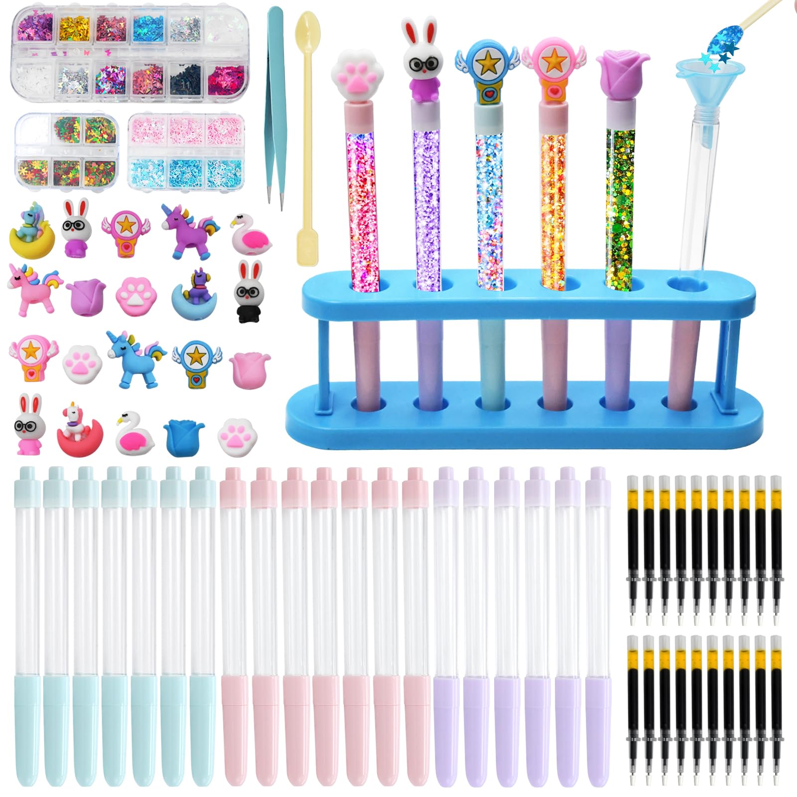 Fabrique a Stylo avec 72+ Accessoires, Kit Loisir Creatif Enfant 6-12 Ans
