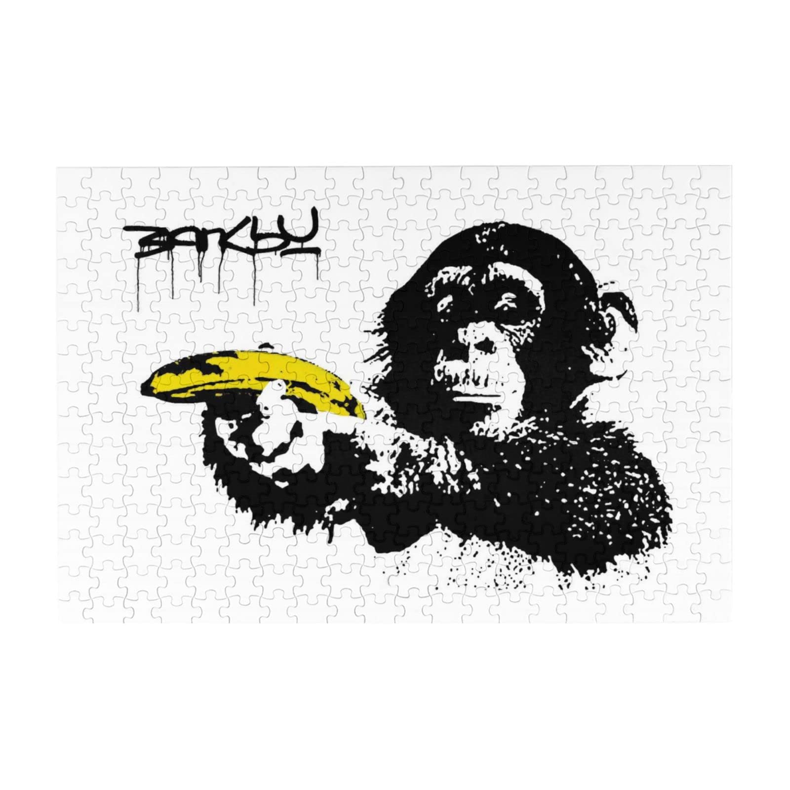 バンクシー　チンパンジー　バナナ Amazon.co.jp: 300ピース ジグソーパズル バンクシー Banksy