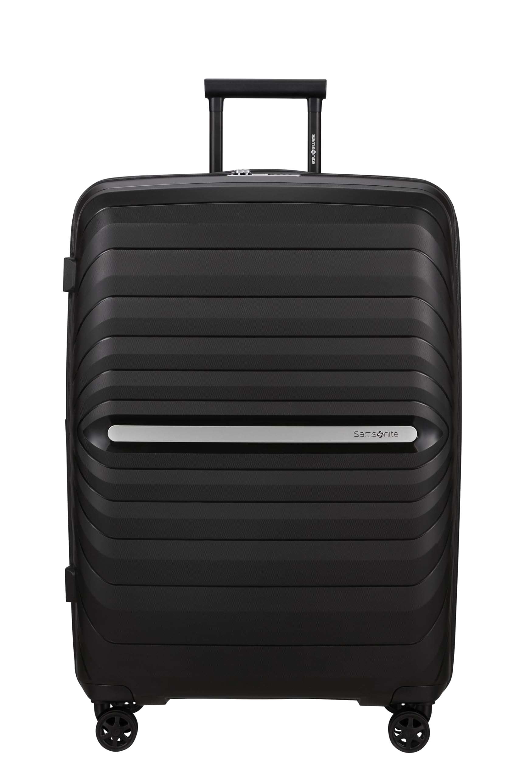 Samsonite Neo Flux - Spinner L, Valigia espandibile, 75 cm, 109/121 L, Nero (Black)