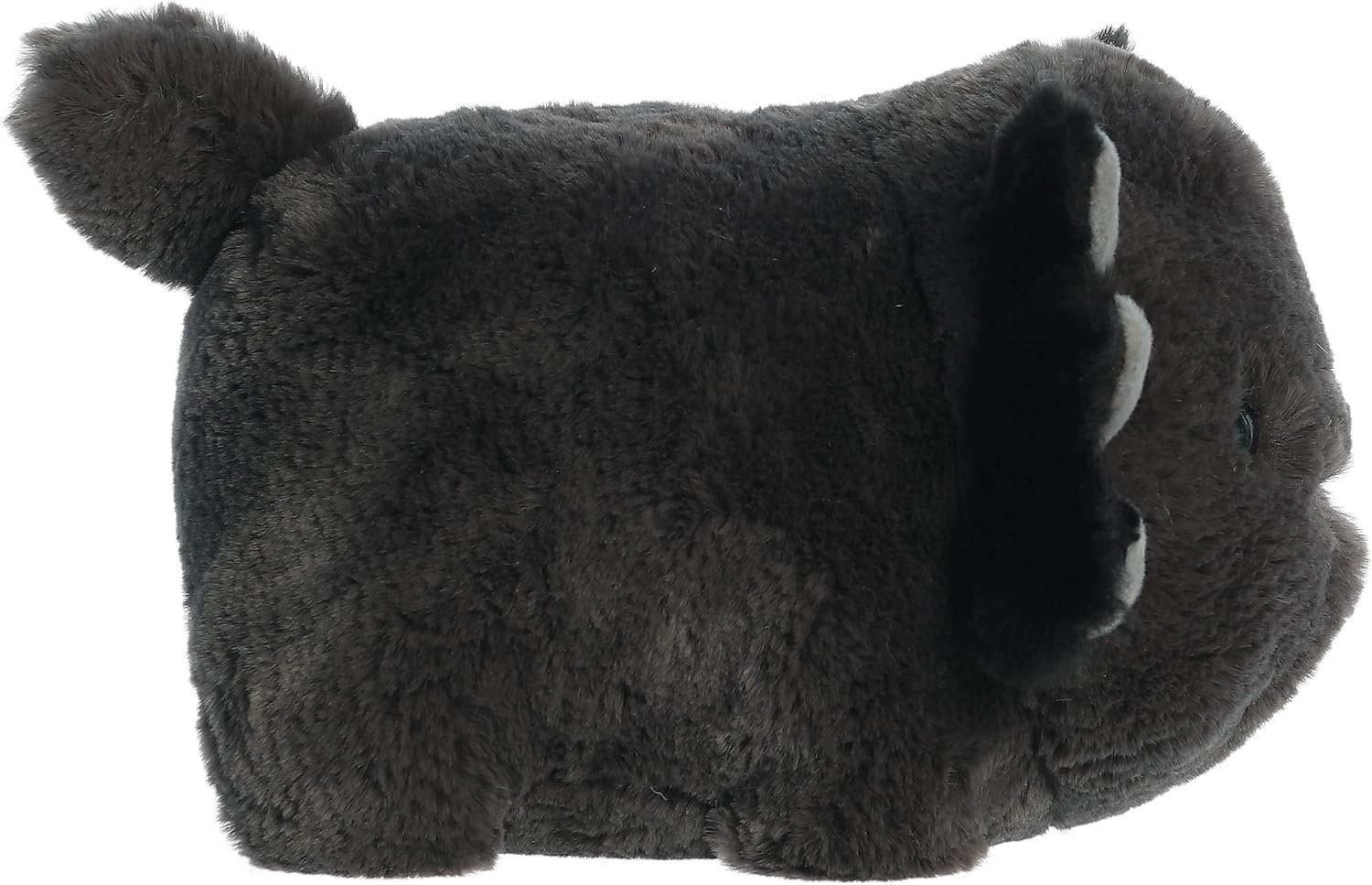 Aurora® Adorable Spudsters™ Stuffed Animal - Round Shape Makes for Comforting Cuddles - Perfect for Kids All Ages and Animal Loving Adults - Black 10 Inches