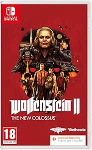Wolfenstein II The New Colossus - Código de descarga - Switch - Formato : Nintendo