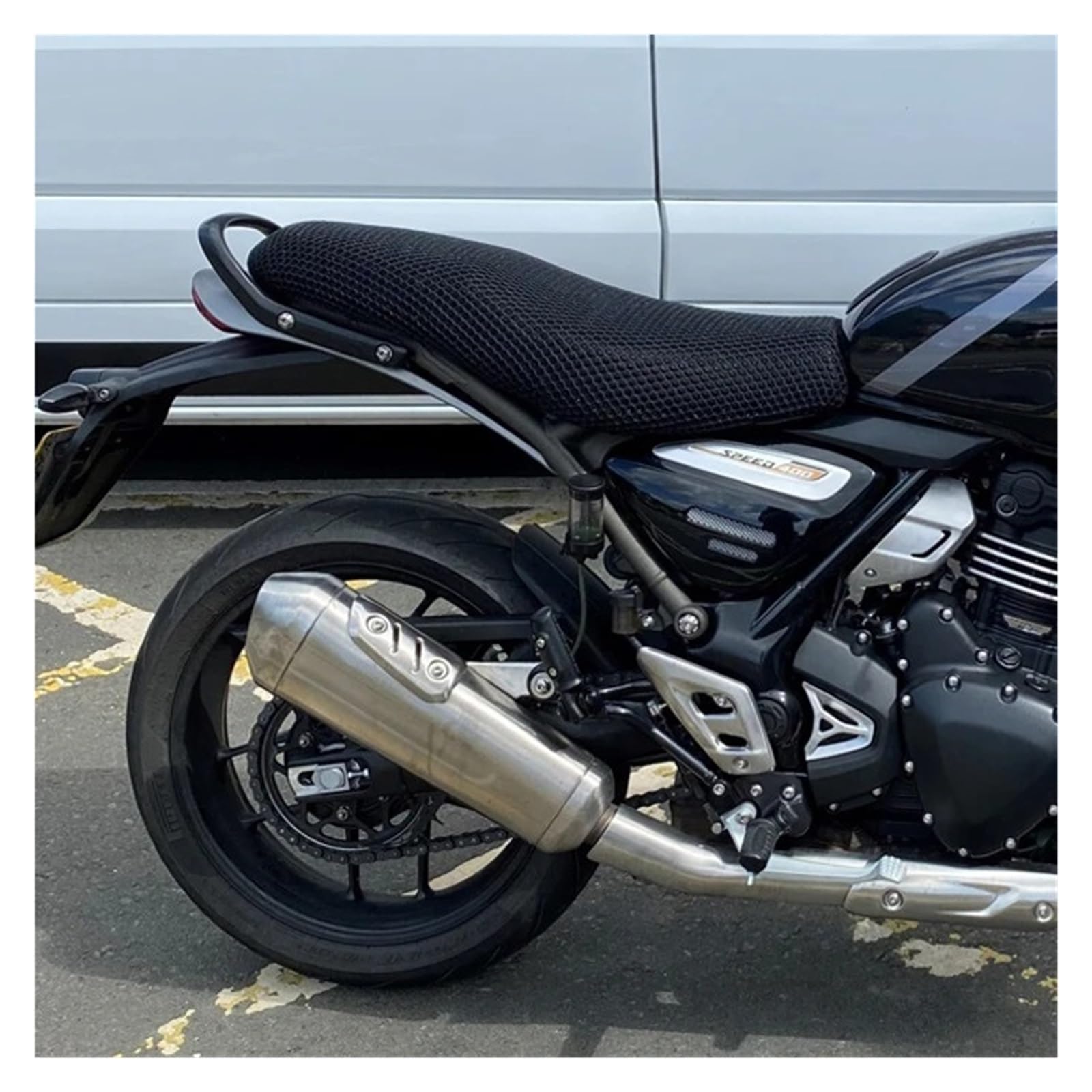 Motocicletta‌ copri Sella Coprisella Per SPEED 400 Per SPEED400 2024 Accessori Moto Sedile Proteggere Cuscino Sella Protezione Della Copertura
