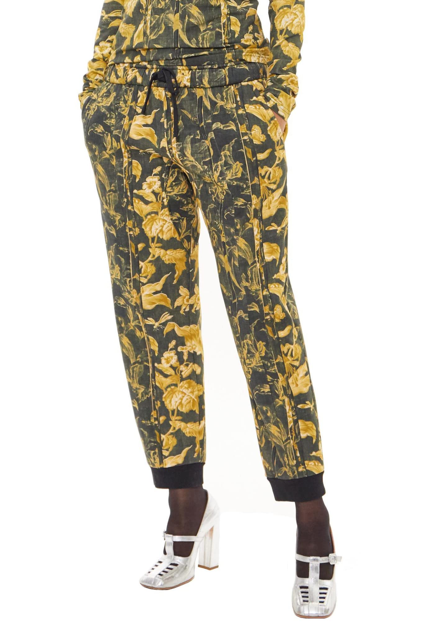 GARYGRAHAM422 Womens Patched Carpet Pants