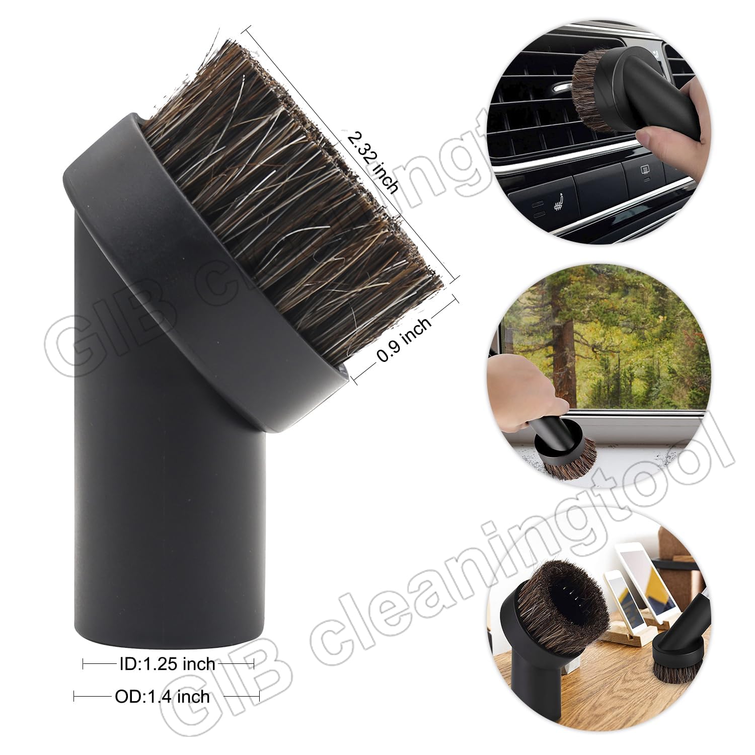 9 accesorios de aspiradora de limpieza del hogar para accesorios de aspiradora de tienda – Adaptador de manguera de vacío de 2 1/2 pulgadas a 1 1/4 pulgadas, adaptador de 1 7/8 a 1 pulgada para