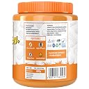 Growfitz Natural Peanut Butter Smooth | Vegan | Unsweetened | High Protein + Vit B12 + D3 & Calcium | Boost Muscles, Brain & Bones | 100% Pure, Non-GMO, Gluten-Free, Cholesterol-Free (Natural Smooth - Pack of 2) gallery image