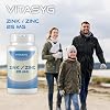 Zinc 25mg 365 Tablets – Zinc Gluconate One Pill A Day Pack G Pack of 1