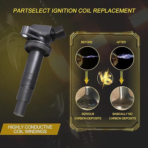 Miniatura 4 de Bobinas de encendido UF617 compatibles con Infiniti M56 Q70L Q70 G37 M37 Q40 Q50 Q60 QX50 QX70 3.7L para Nissan 370Z V6 3.7L, 22448-EY00A 5C1788,