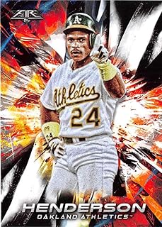 2018 Topps Fire Baseball #37 Rickey Henderson Oakland Athletics Target Exclusive MLB Trading Card