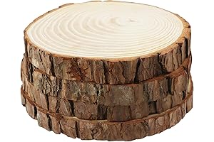 4 Pack Enhanced Wood Logs for Decoration