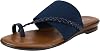 ITALIAN Shoemakers Womens Cari Low Braided Strap Sandal for Women
